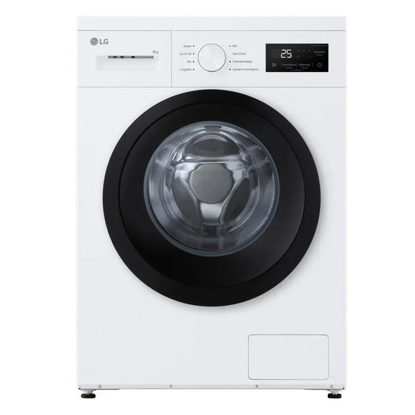 LG F4A10S8NWK 8kg 1400 Spin Front Load Washing Machine White - A Rated