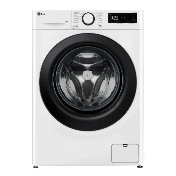 LG F4Y510WBLN1 10kg Steam 1400 Spin Freestanding Front Load Washing Machine White - A Rated