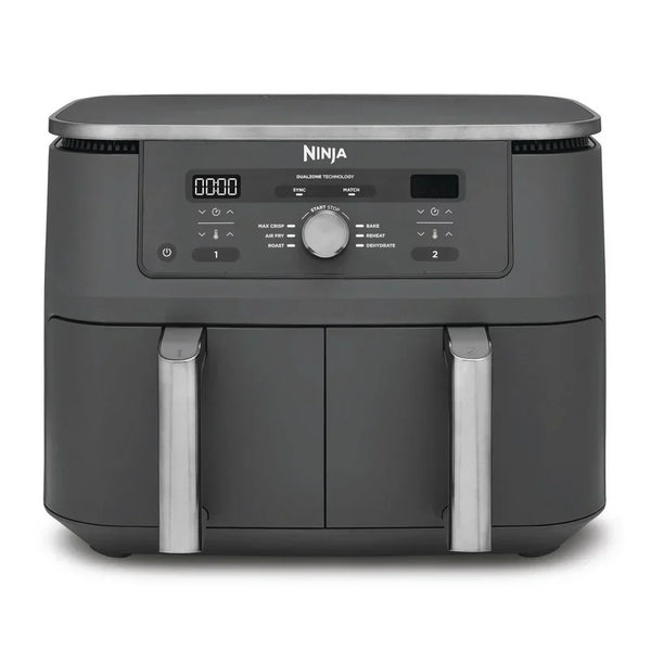 Ninja MAX 6 in 1 Dual Zone Air Fryer DZ400UK 9.5L Gunmetal Grey - Clearance