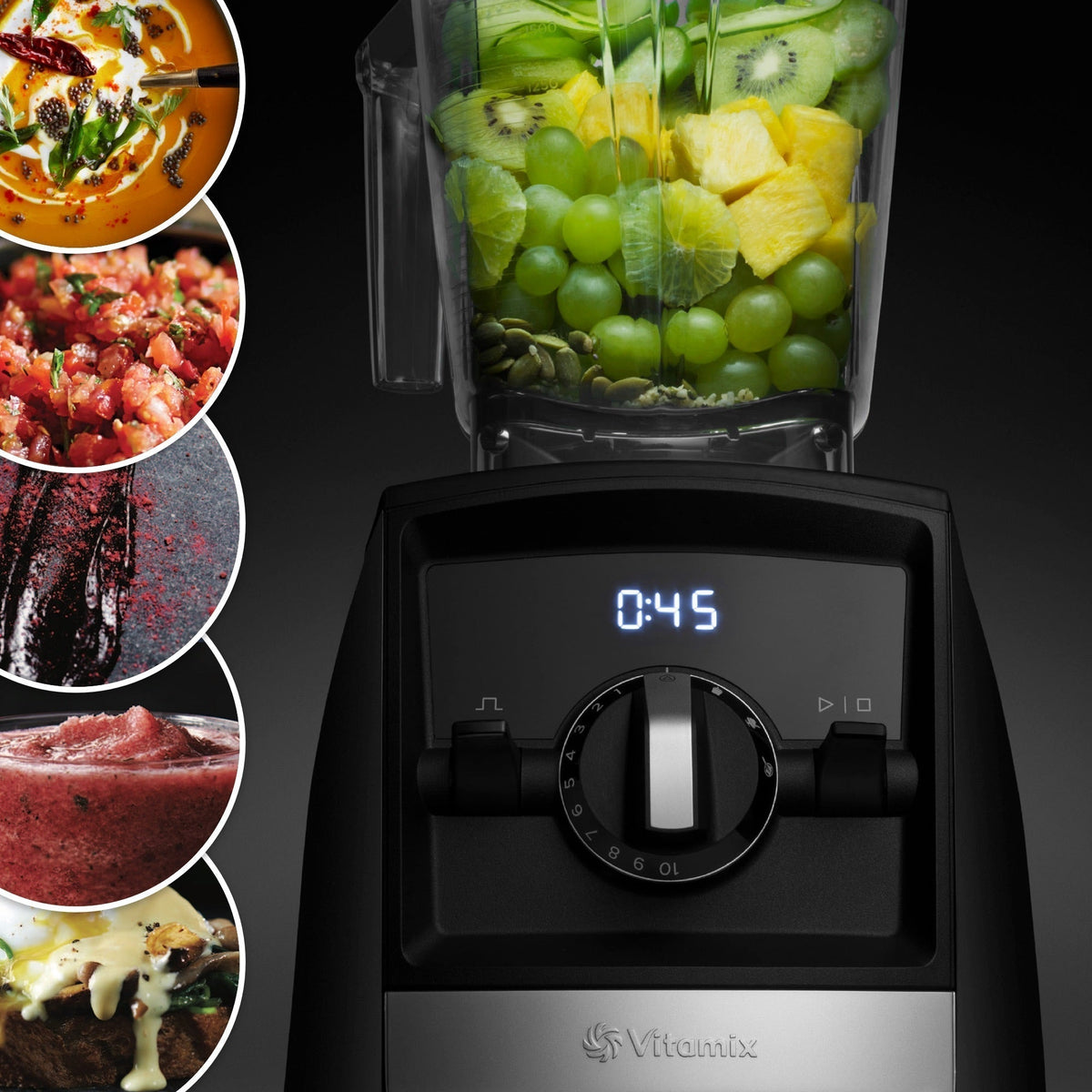 Vitamix A2500i Explorian Blender, Stainless Steel SELF-DETECT® Technology 10 Year Warranty 2 Litre Container - View 7