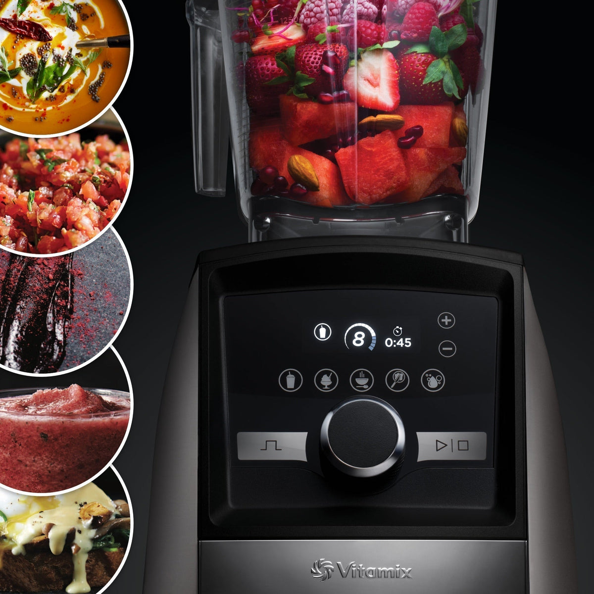 Vitamix Ascent 3500i Stainless Steel Blender Mixer - View 4