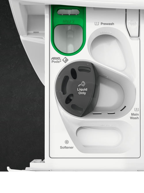 AEG 8000 LWR8516O5UD Freestanding Washer Dryer, 10Kg/6kg Load, 1600rpm Spin, White - View 2