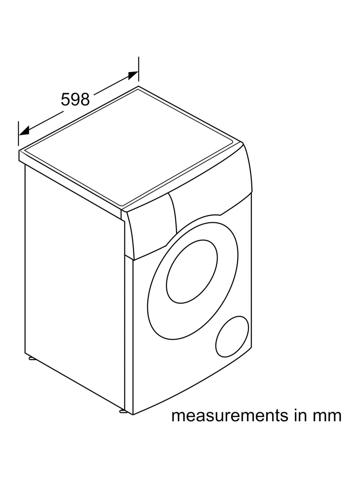 Siemens iQ700 WN54C2ATGB Freestanding Washer Dryer, 10.5kg/6kg Load, 1400rpm Spin, Silver - View 7