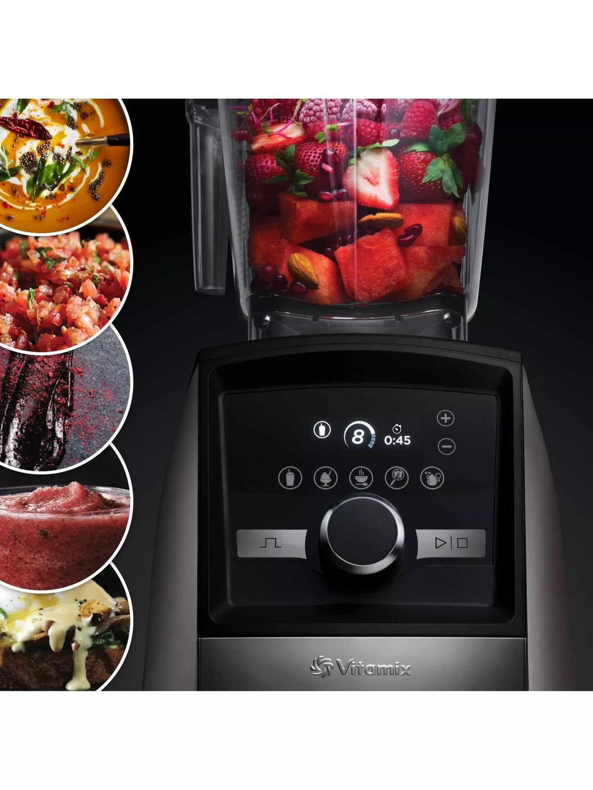 Vitamix Blender With All Accessories Vitamix A3500i Food Blender Set, All inclusive package Anniversary pack Graphite - View 3
