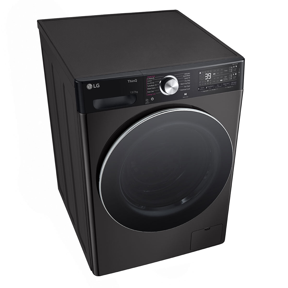 LG FWY937BCTA1 13kg/7kg, Washer Dryer, D Rated in Black - View 5