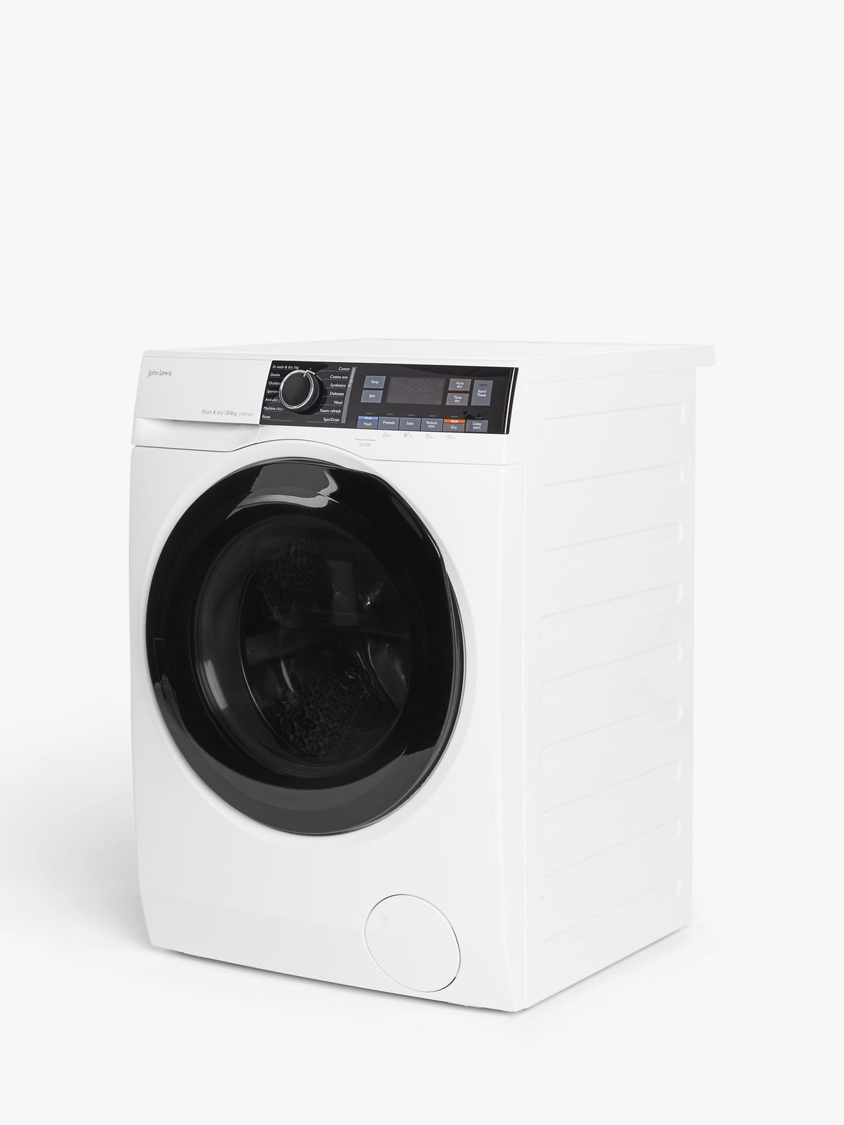 John Lewis JLWD1615 Freestanding Washer Dryer, 10kg/6kg Load, 1600rpm Spin, White - View 6