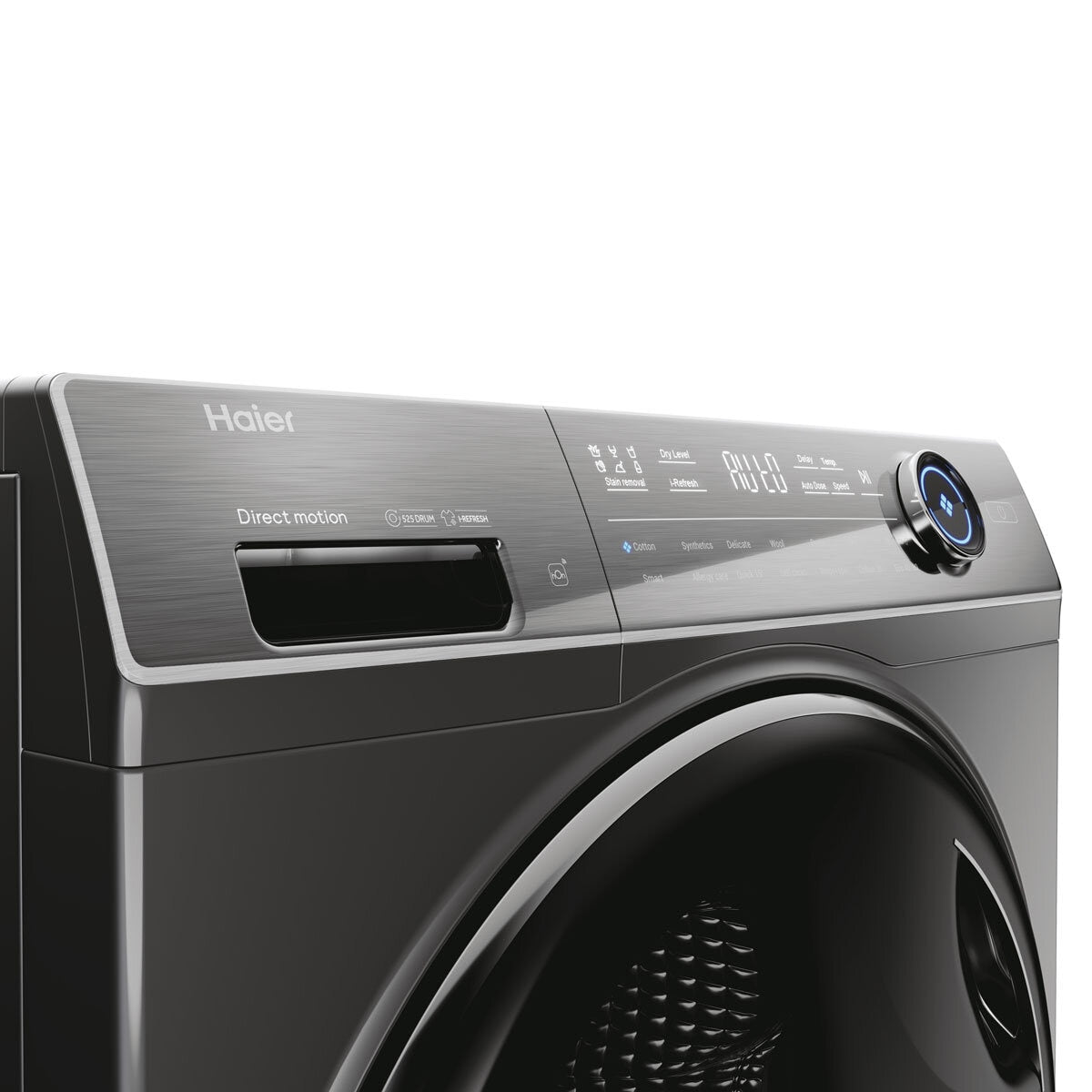 Haier I-Pro Series 7 HWD10BD14979SNUK, 10/6KG Washer Dryer, D Rated in Graphite - View 3