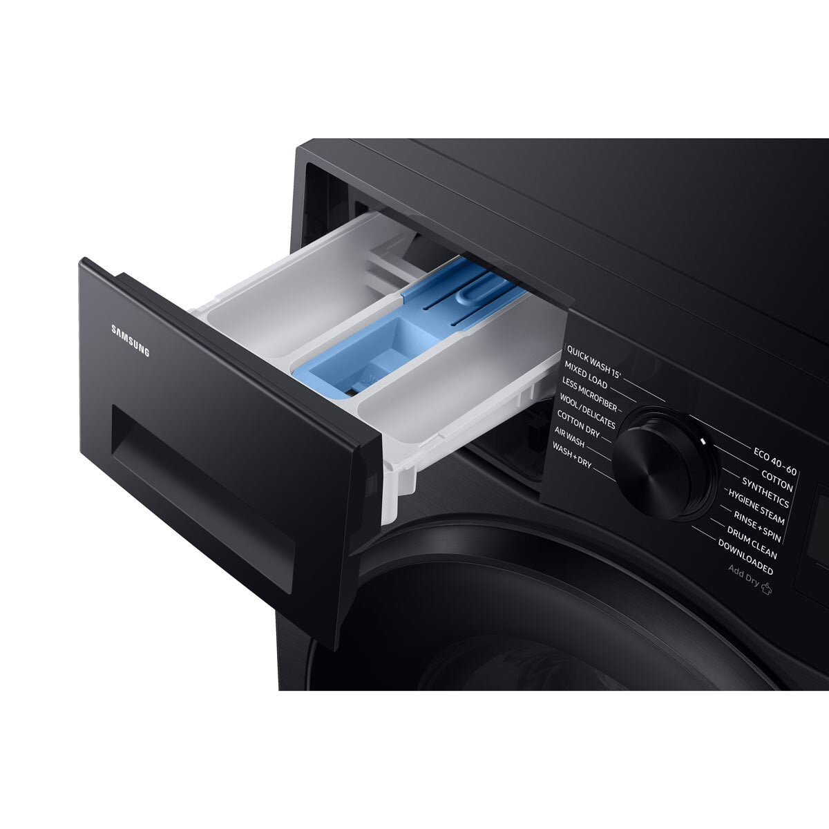Samsung WD11DG5B15BBEU 11/6kg Washer Dryer, E Rated in Black - View 4