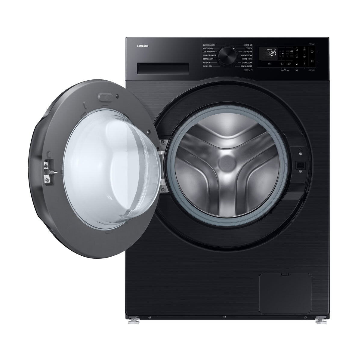 Samsung WD11DG5B15BBEU 11/6kg Washer Dryer, E Rated in Black - View 3
