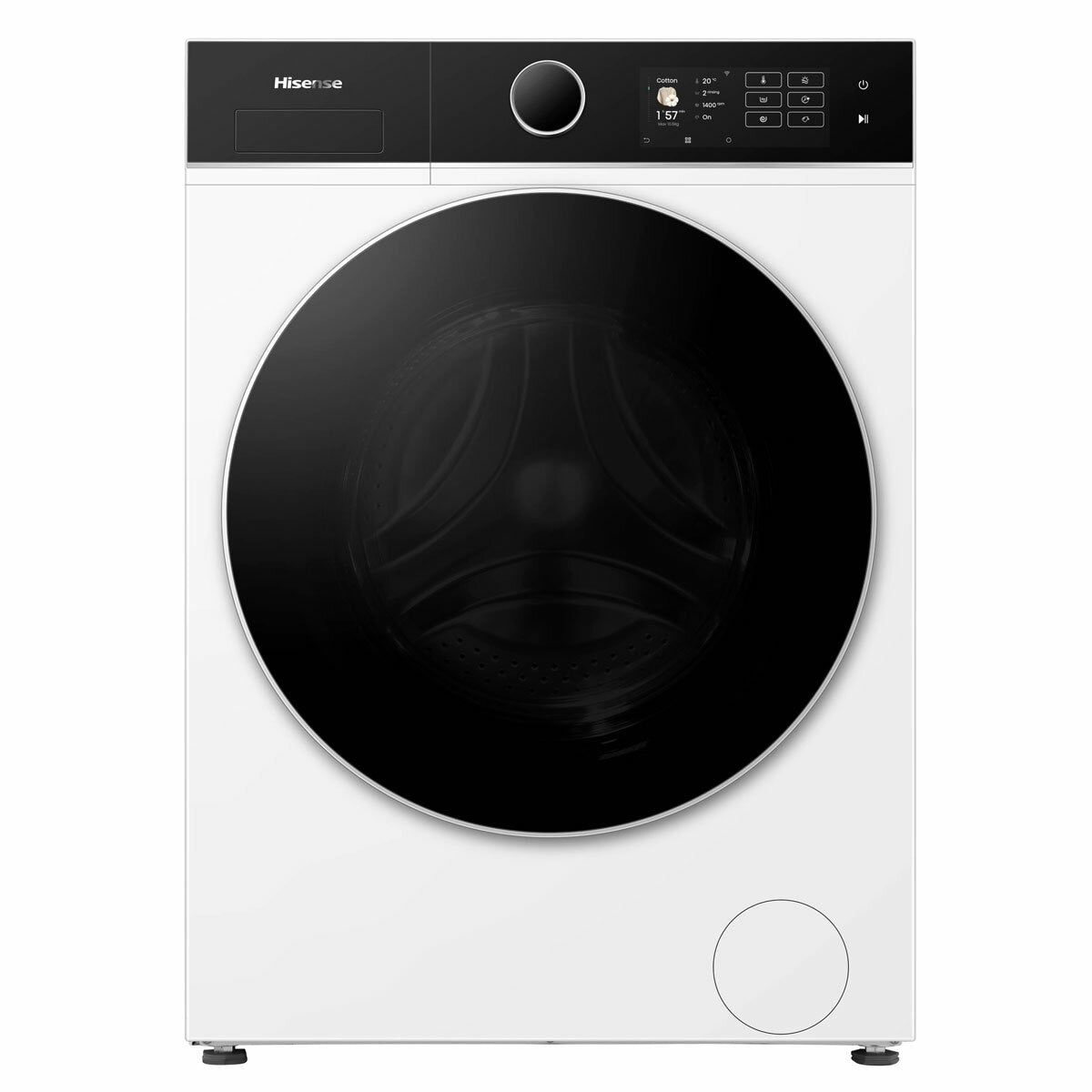Hisense KitchenFit 5i Series WD5I1045BWQ, 10.5kg / 6kg Washer Dryer, D Rated in White - View 3