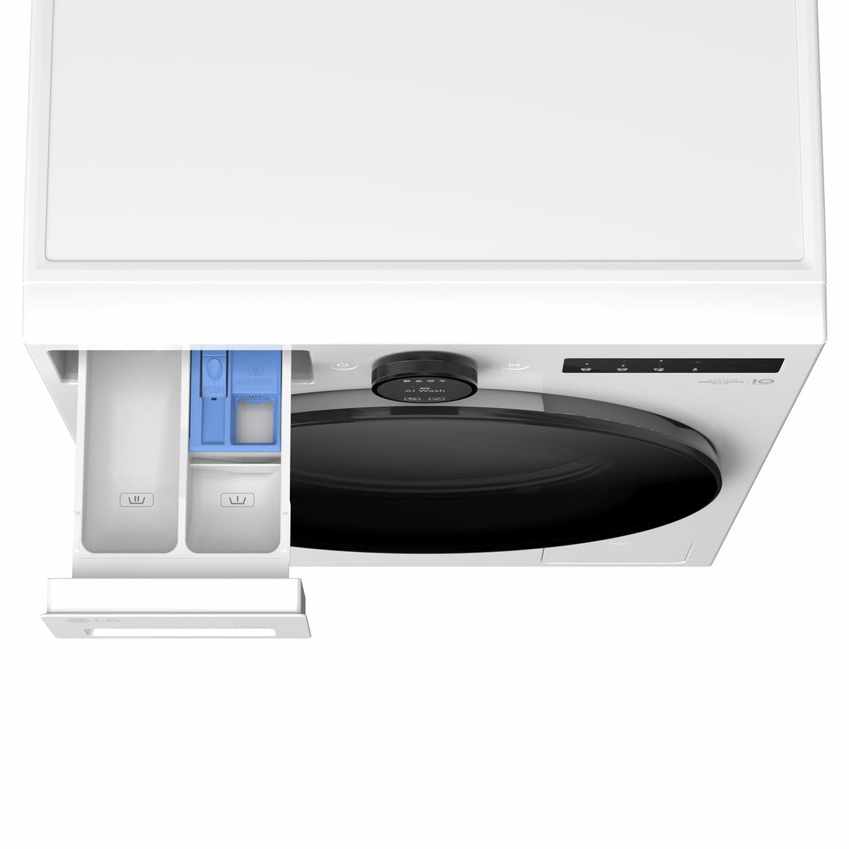 LG W4X7016TWB, 11kg/6kg Washer Dryer, E Rated in White - View 4