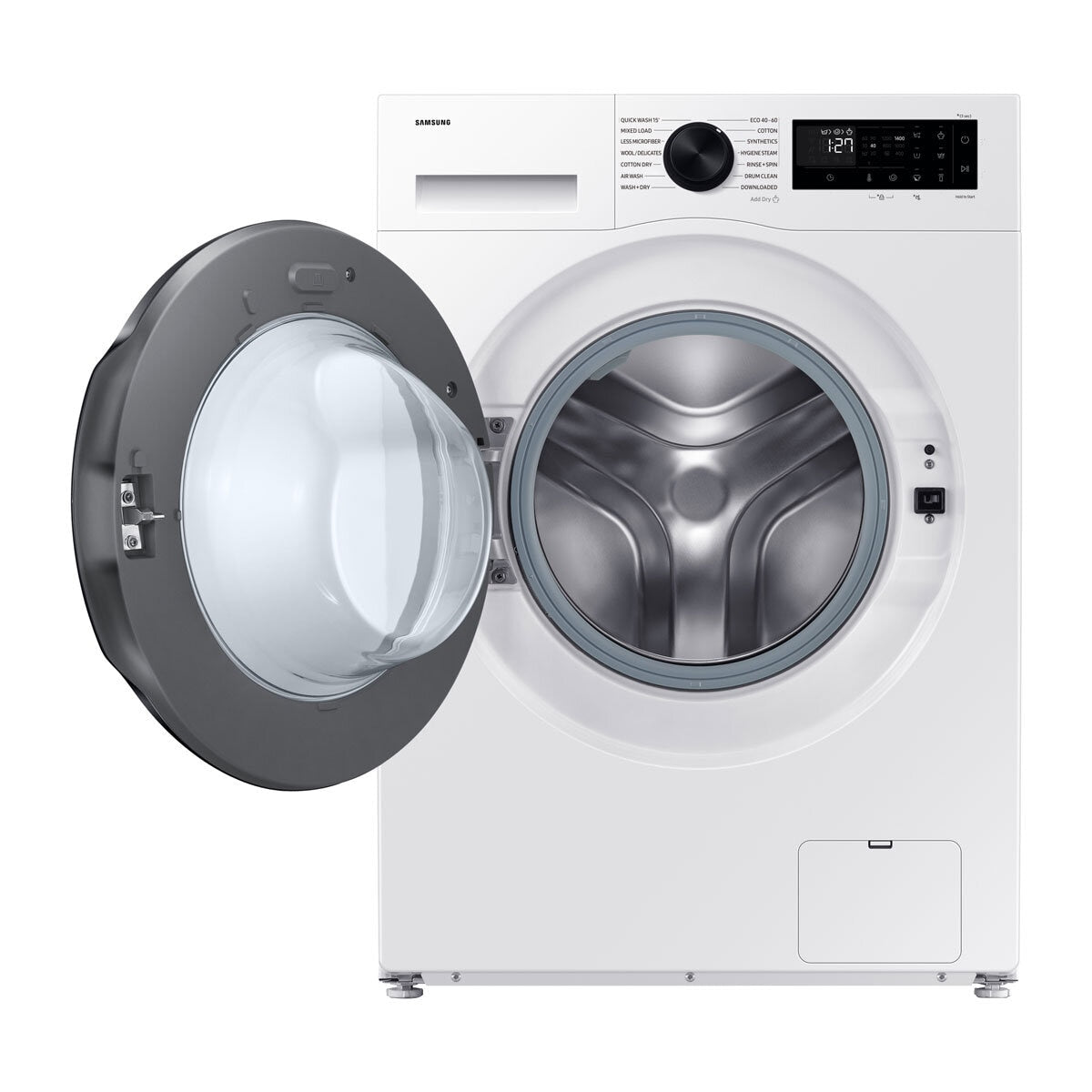 Samsung Series 5 WD90DG5B15BEEU 9/6kg Washer Dryer, D Rated in White - View 2
