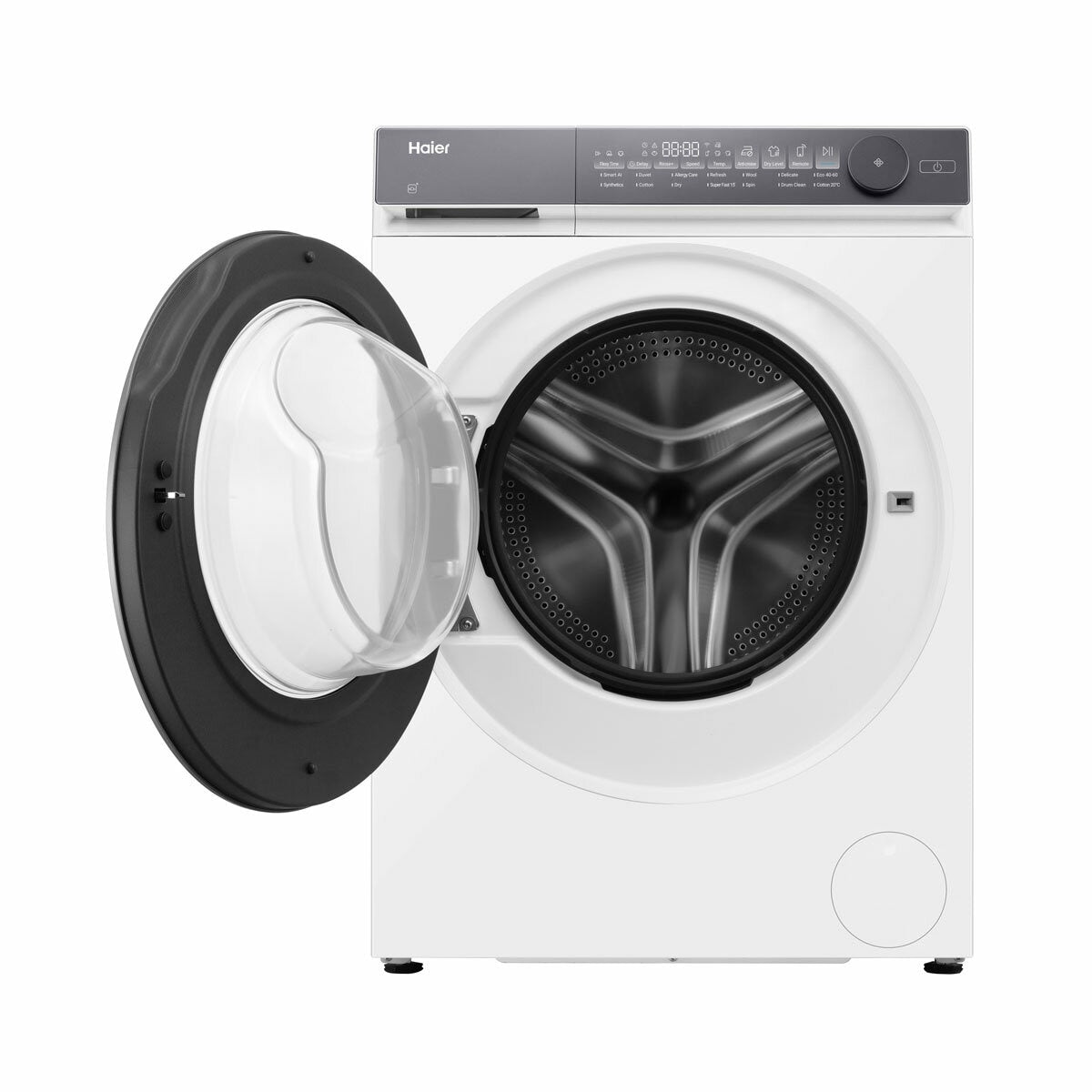 Haier I-Pro Series 5 HWD100-B14367U1, 10/6kg Washer Dryer, D Rated in White - View 2