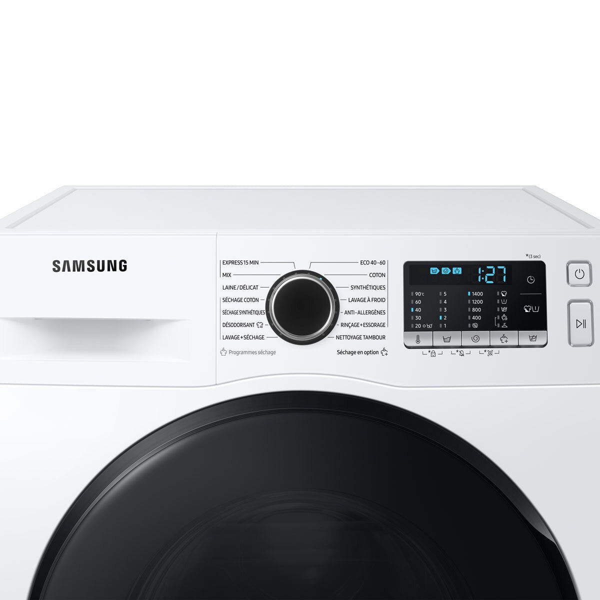 Samsung Series 5 WD80TA046BE/EU, 8kg/5kg, 1400rpm, Washer Dryer, E Rated in White - View 7