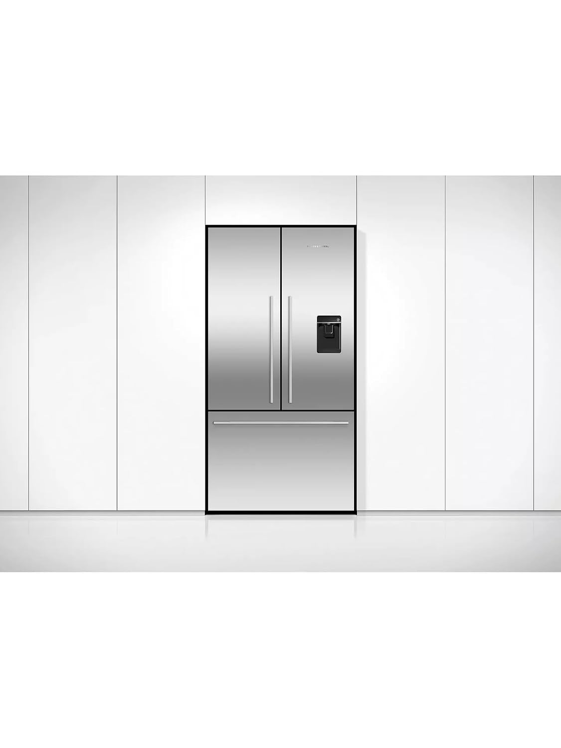 Freestanding French Door Fridge Freezer 569L 90cm Stainless Steel - View 4