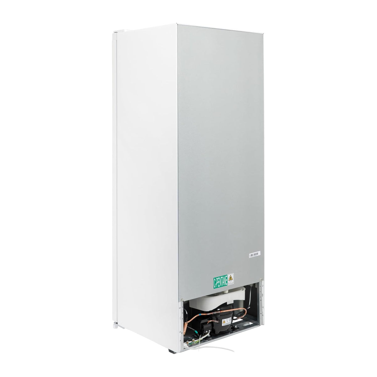 Tall Larder Fridge 241L Freestanding With Mark-Proof Finish White - View 8