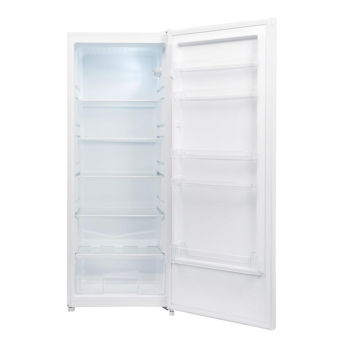 Tall Larder Fridge 241L Freestanding With Mark-Proof Finish White - View 3
