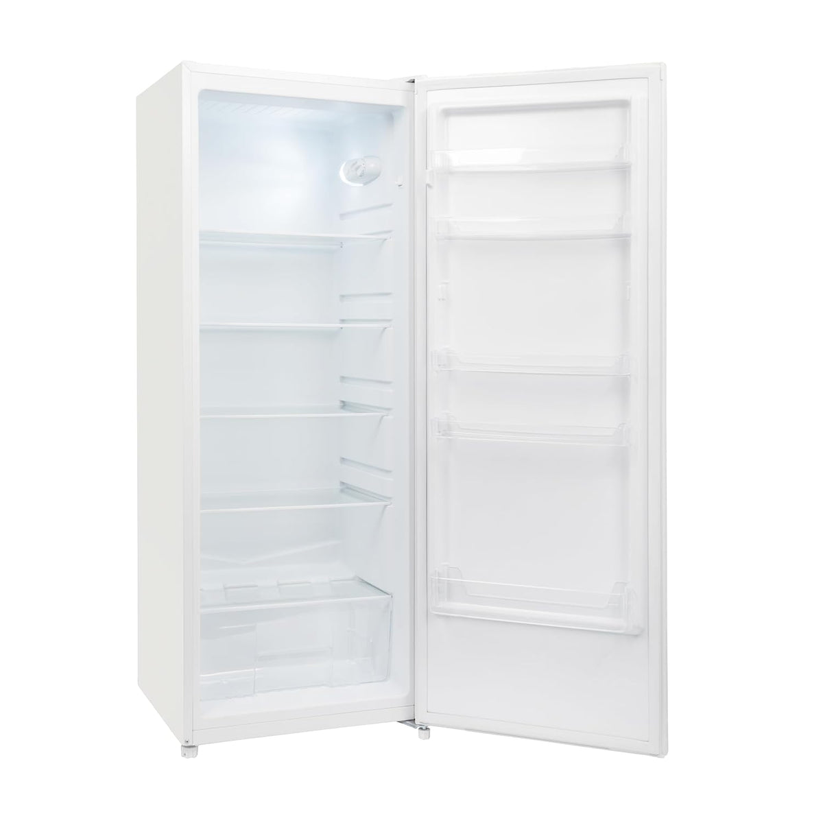 Tall Larder Fridge 241L Freestanding With Mark-Proof Finish White - View 5