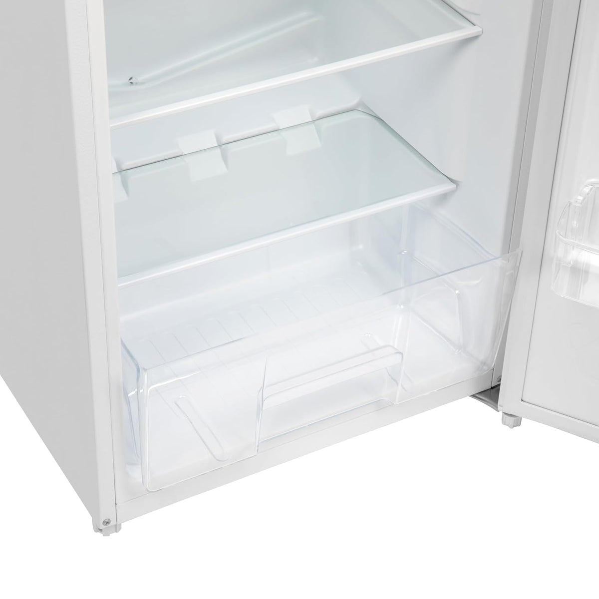 Tall Larder Fridge 241L Freestanding With Mark-Proof Finish White - View 4