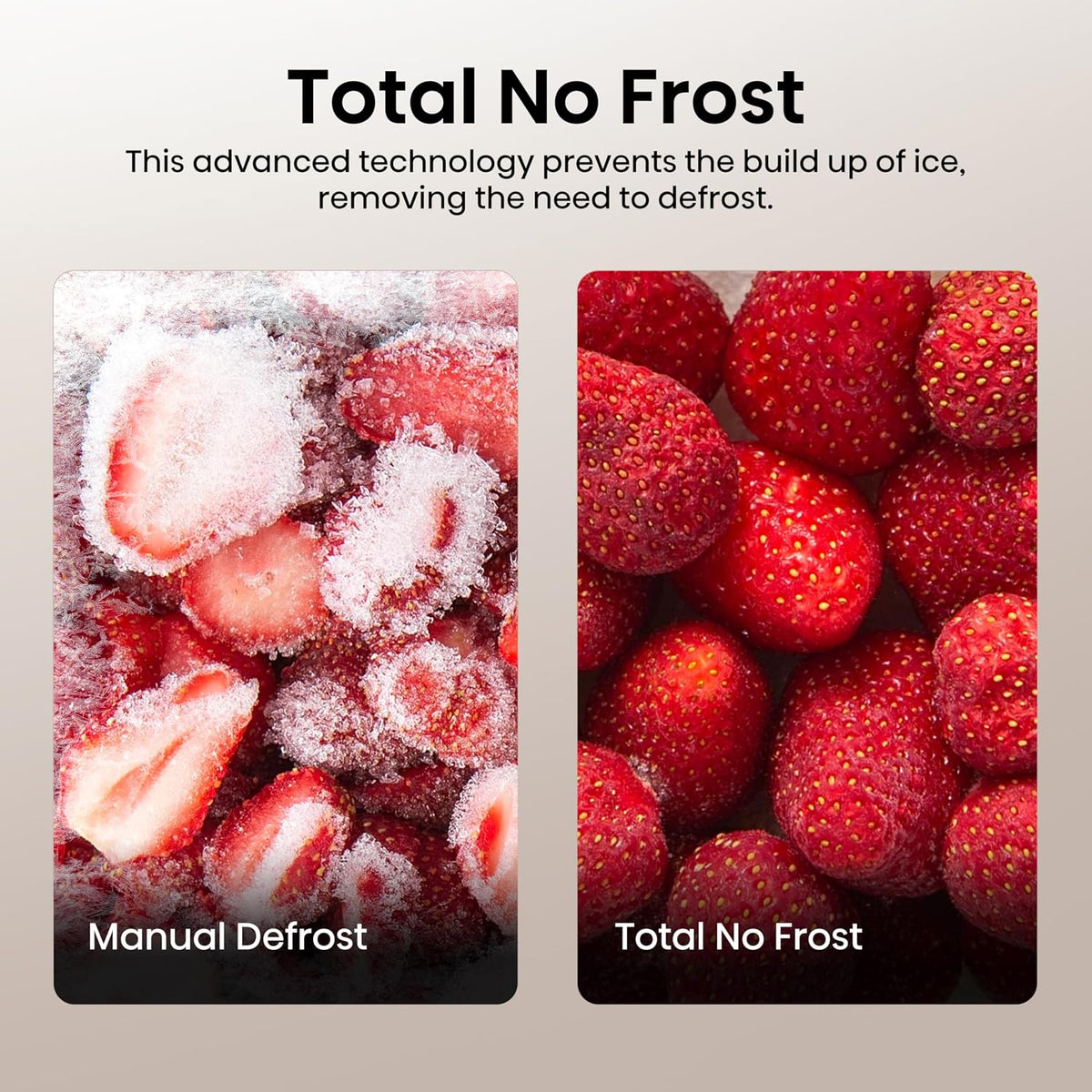 Freestanding Fridge Freezer 256L 50/50 Frost Free White - View 5