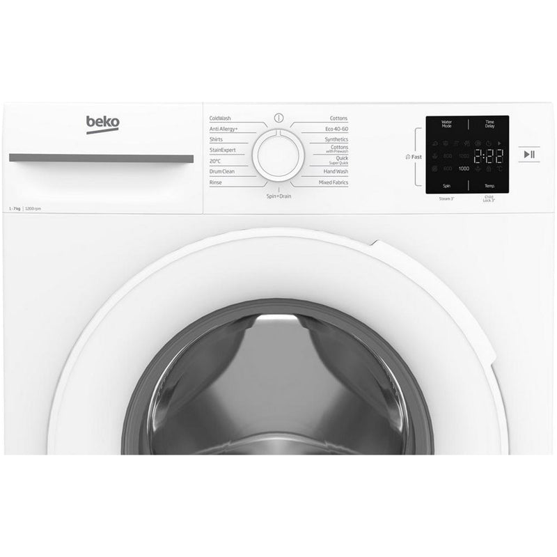 Beko BM1WU3721W 7kg 1200 Spin Washing Machine White - View 8