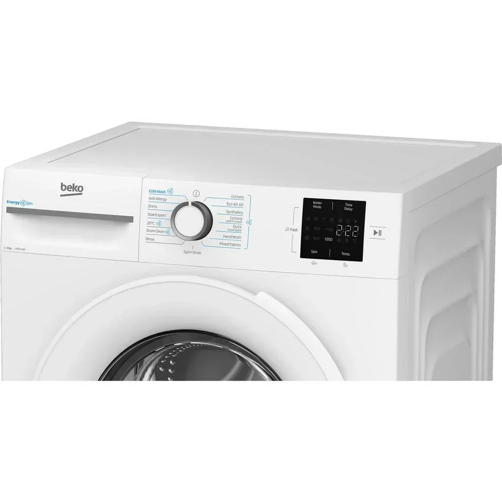 Beko BM3WT3941W 9kg 1400 Spin Freestanding Washing Machine White - View 5
