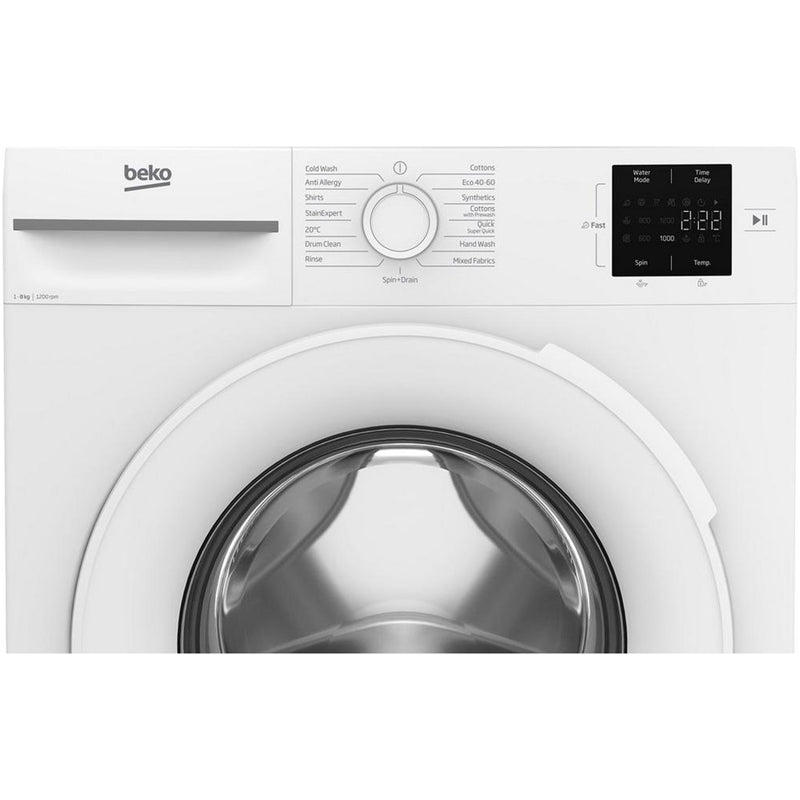 Beko BMN3WT3821W 8kg 1200 Spin Washing Machine White - View 6