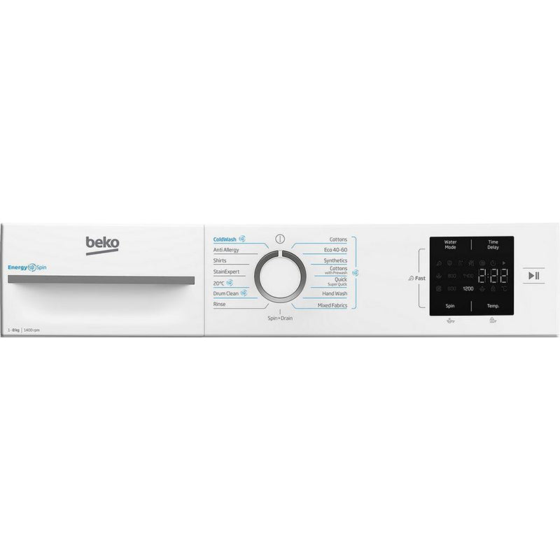 Beko BMN3WT3841W 8kg 1400 Spin Washing Machine White - View 7