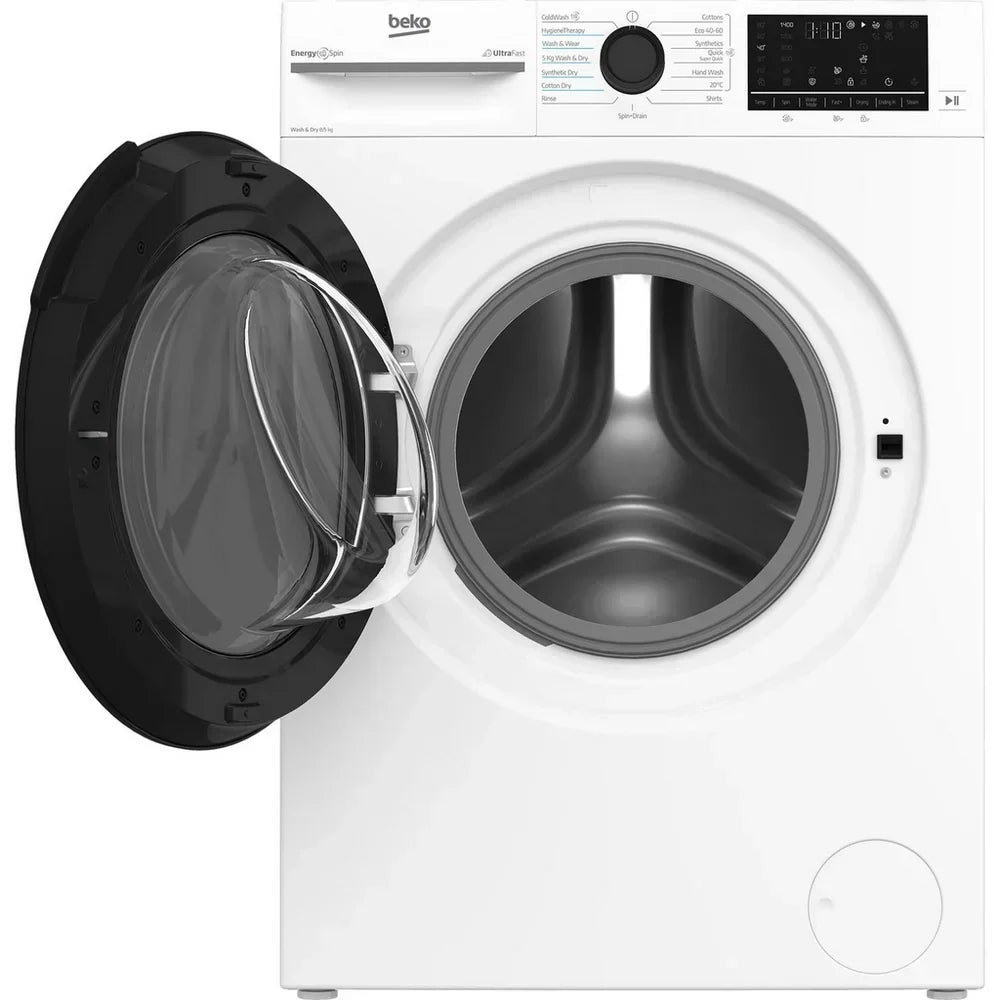 Beko BMND8545UW 8+5kg 1400 Spin Freestanding Front Load Washer Dryer White - View 2