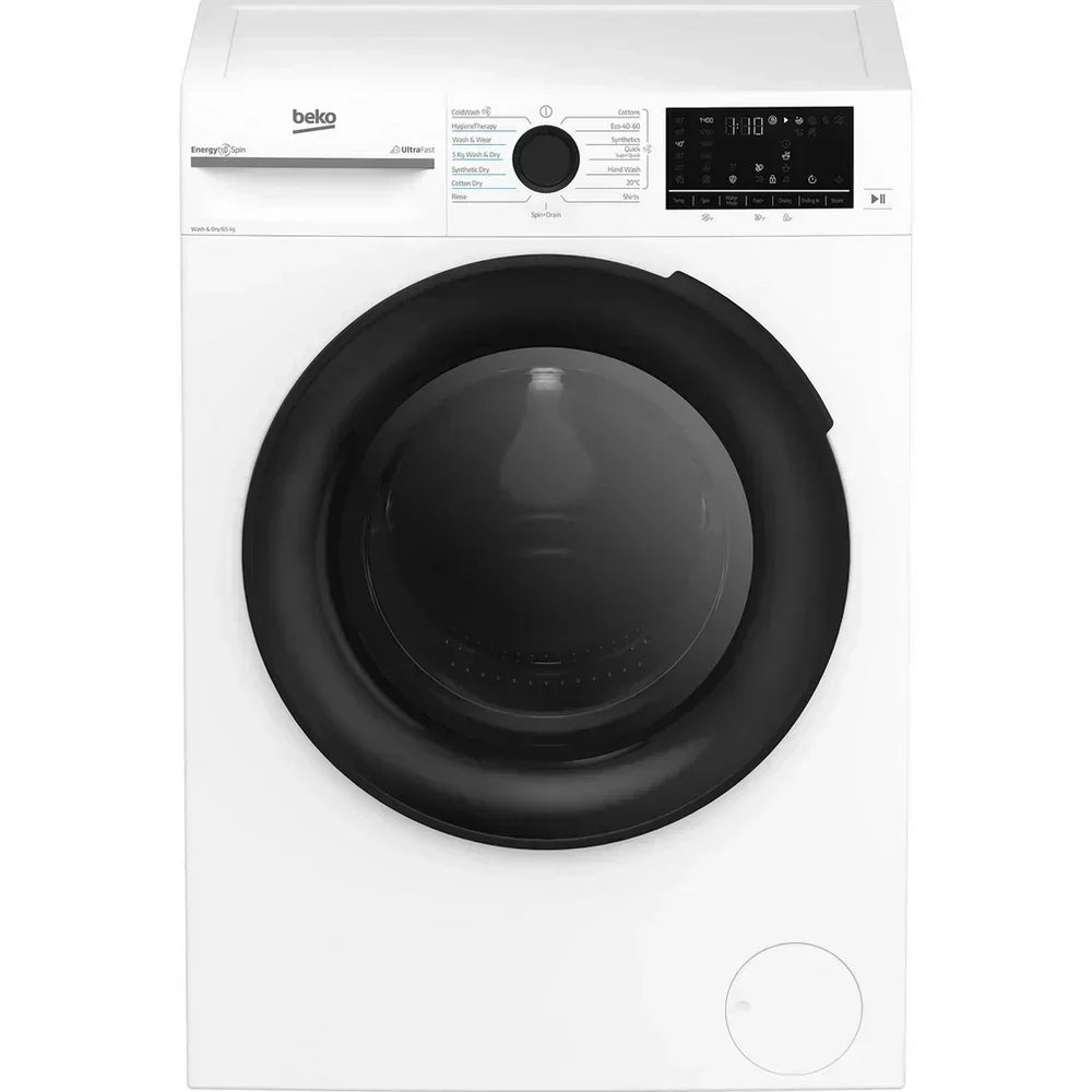 Beko BMND8545UW 8+5kg 1400 Spin Freestanding Front Load Washer Dryer White - View 5