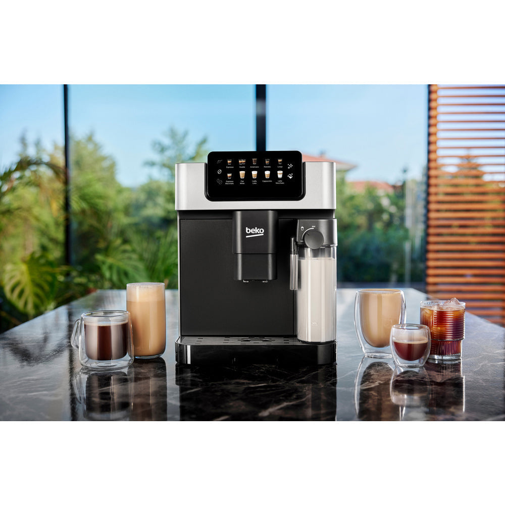 Beko CEG7304X CaffeExperto Fully Automatic 2L Bean To Cup Coffee Machine with Integrated Milk Jug Silver - View 8