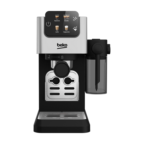 Beko CEP5304X CaffeExperto Semi Automatic Espresso Coffee Machine with Integrated Milk Jug Silver - View 2