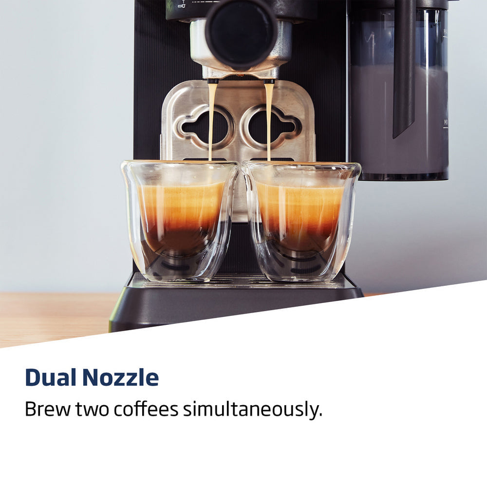 Beko CEP5304X CaffeExperto Semi Automatic Espresso Coffee Machine with Integrated Milk Jug Silver - View 7