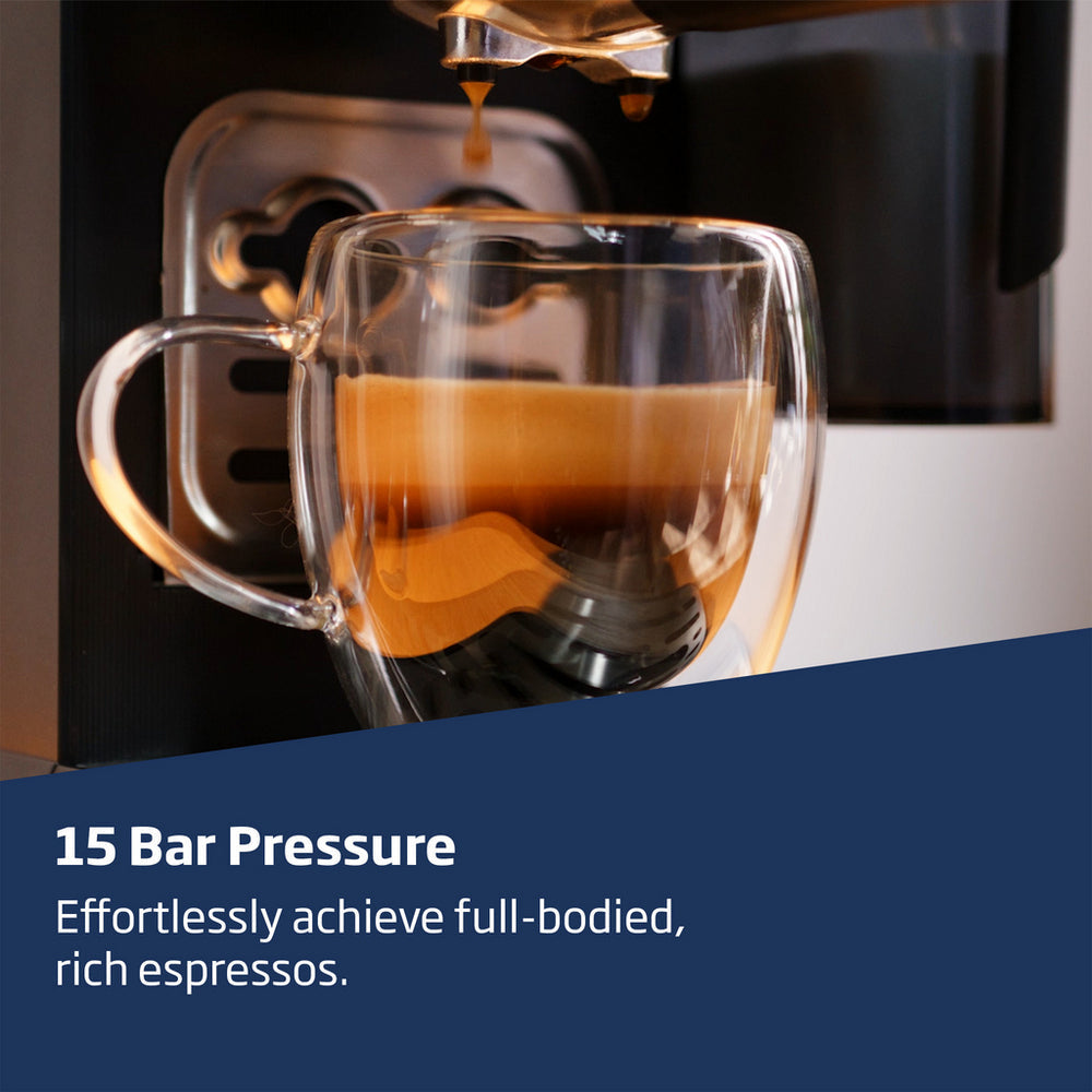 Beko CEP5304X CaffeExperto Semi Automatic Espresso Coffee Machine with Integrated Milk Jug Silver - View 8