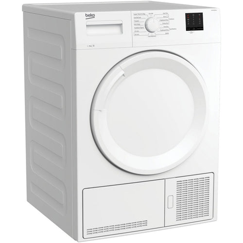 Beko DTKCE90021W 9kg Condenser Tumble Dryer with Sensor Programmes White - View 2