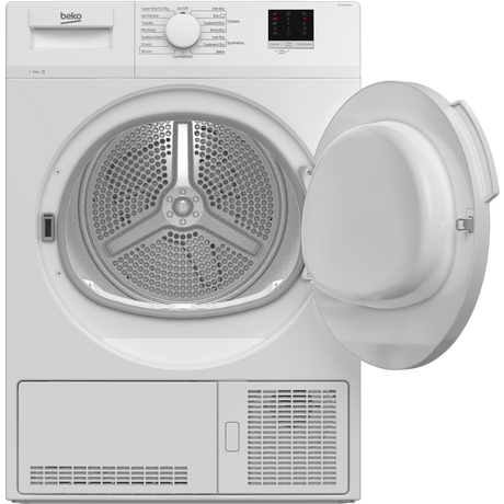 Beko DTLCE80041W 8kg Condenser Tumble Dryer White - View 2