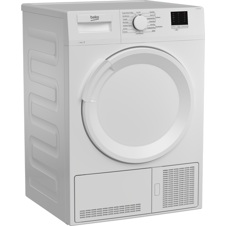 Beko DTLCE80041W 8kg Condenser Tumble Dryer White - View 3