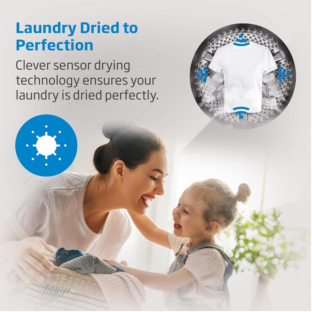 Beko DTLCE80051W 8kg Condenser Tumble Dryer with Sensor Programmes White - View 6