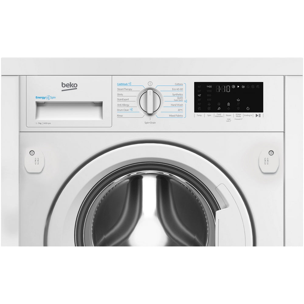 Beko WTIK741511 7kg 1400 Spin Integrated Washing Machine - View 2