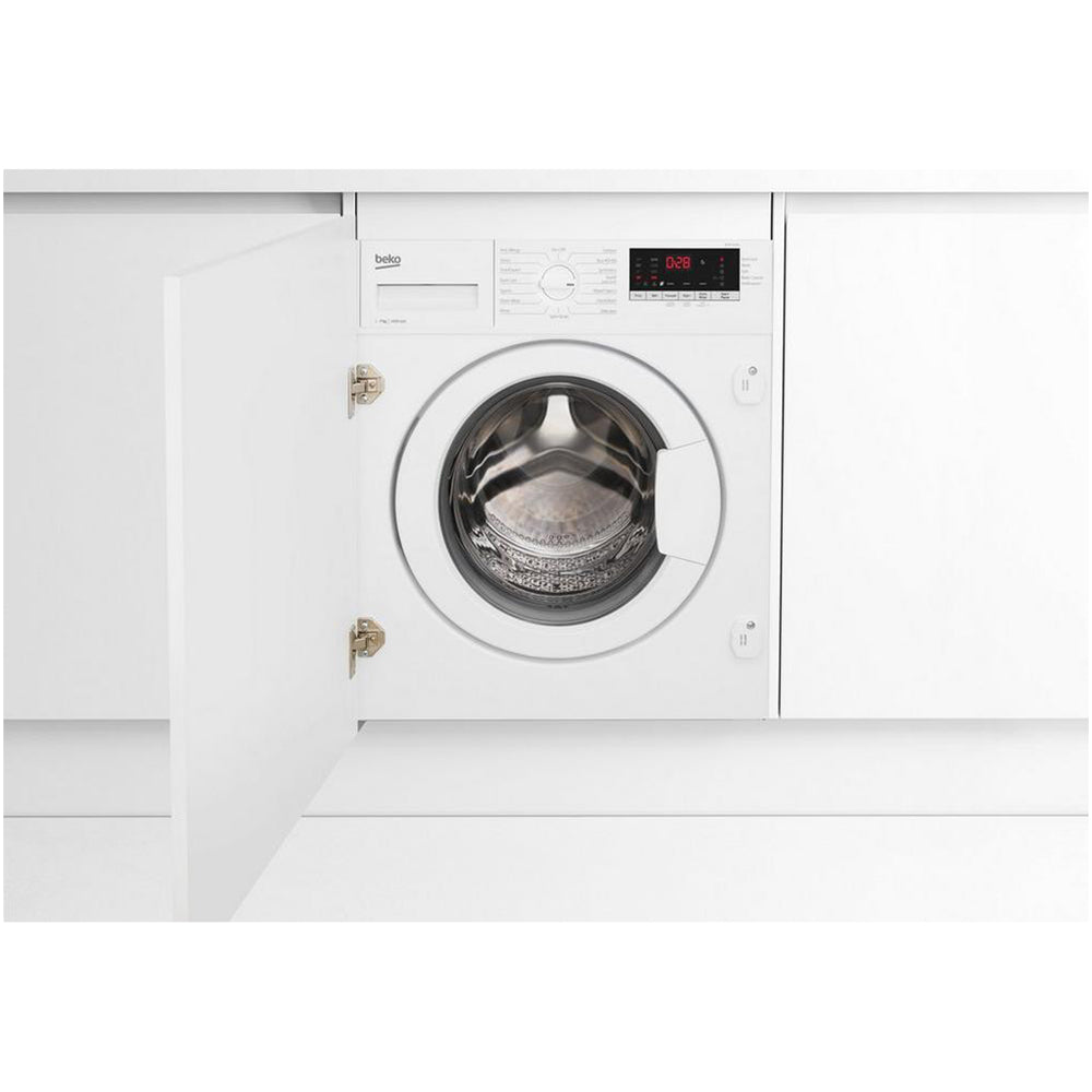 Beko WTIK74151F 7kg 1400rpm Integrated RecycledTub™ Washing Machine - White - View 2