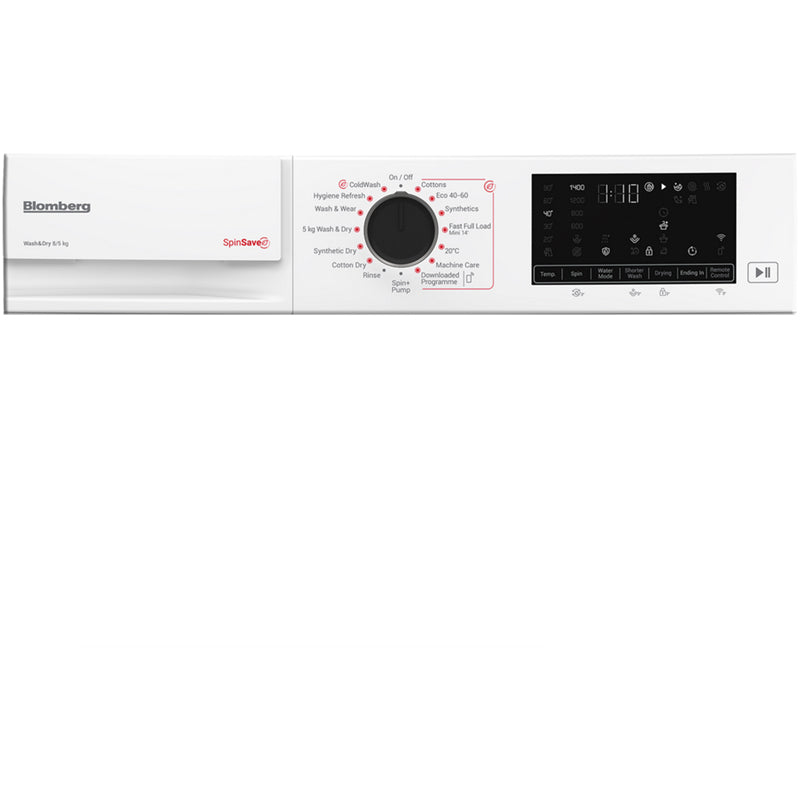 Blomberg LRF854311W 8+5kg 1400 Spin Washer Dryer White - View 6