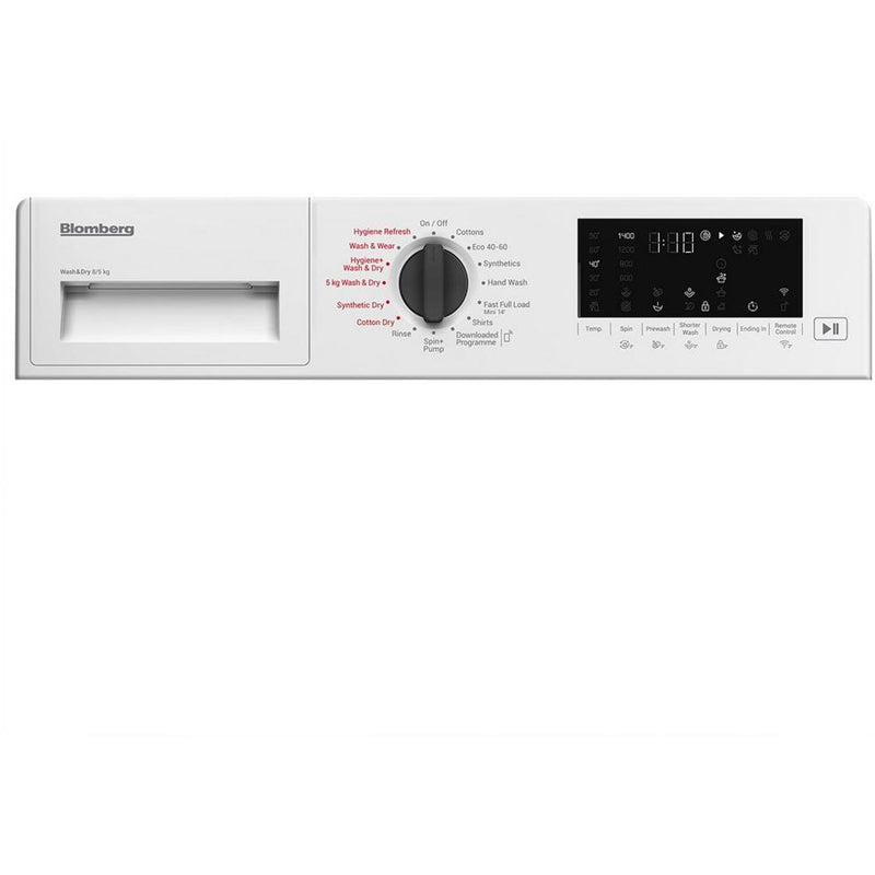 Blomberg LRI1854110 8kg+5kg 1400 Spin Built In Washer Dryer White - View 5
