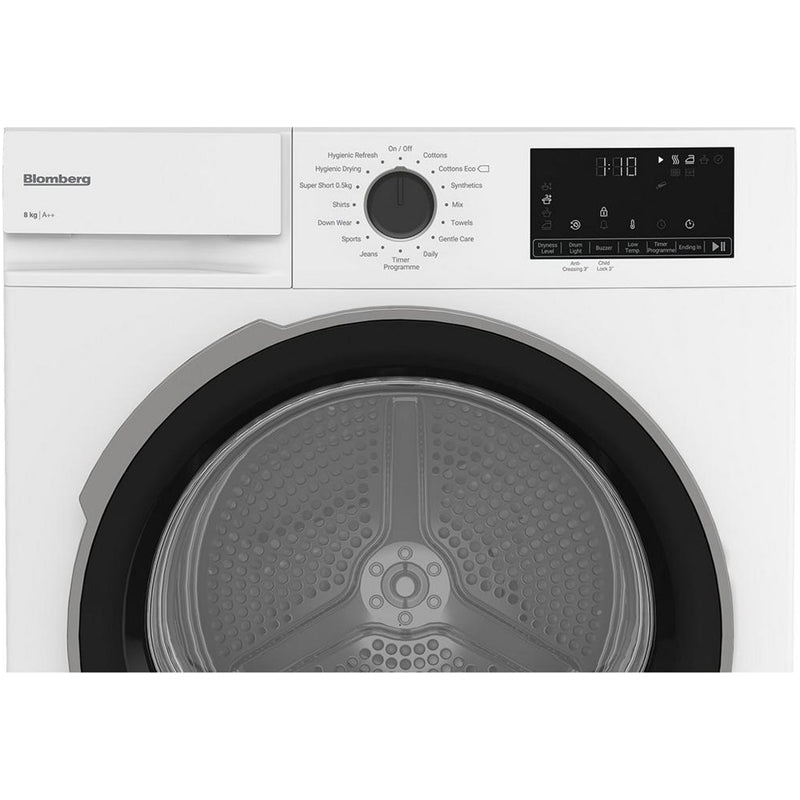 Blomberg LTA18320W 8kg Heat Pump Tumble Dryer White - View 4