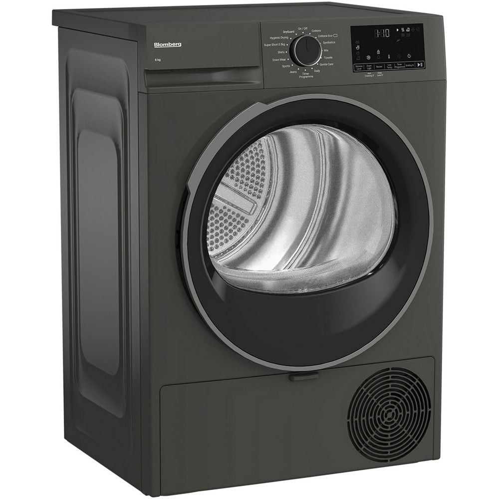 Blomberg LTA18321G 8kg Heat Pump Tumble Dryer Graphite - View 2