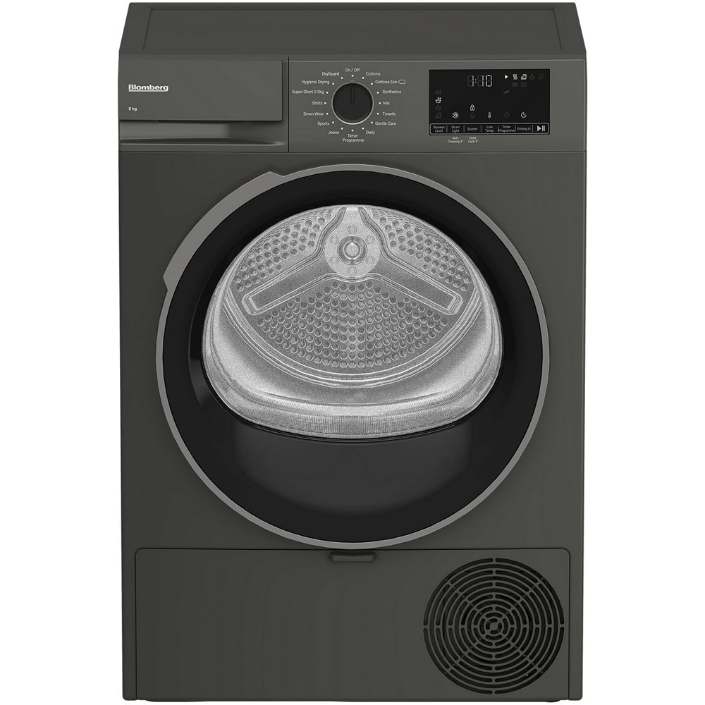 Blomberg LTA18321G 8kg Heat Pump Tumble Dryer Graphite - View 7