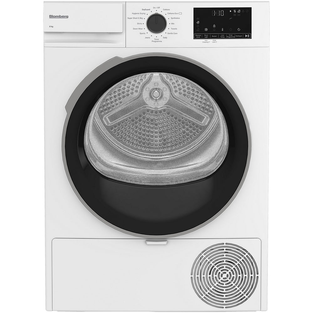 Blomberg LTA18321W 8kg Freestanding Heat Pump Tumble Dryer White - View 8