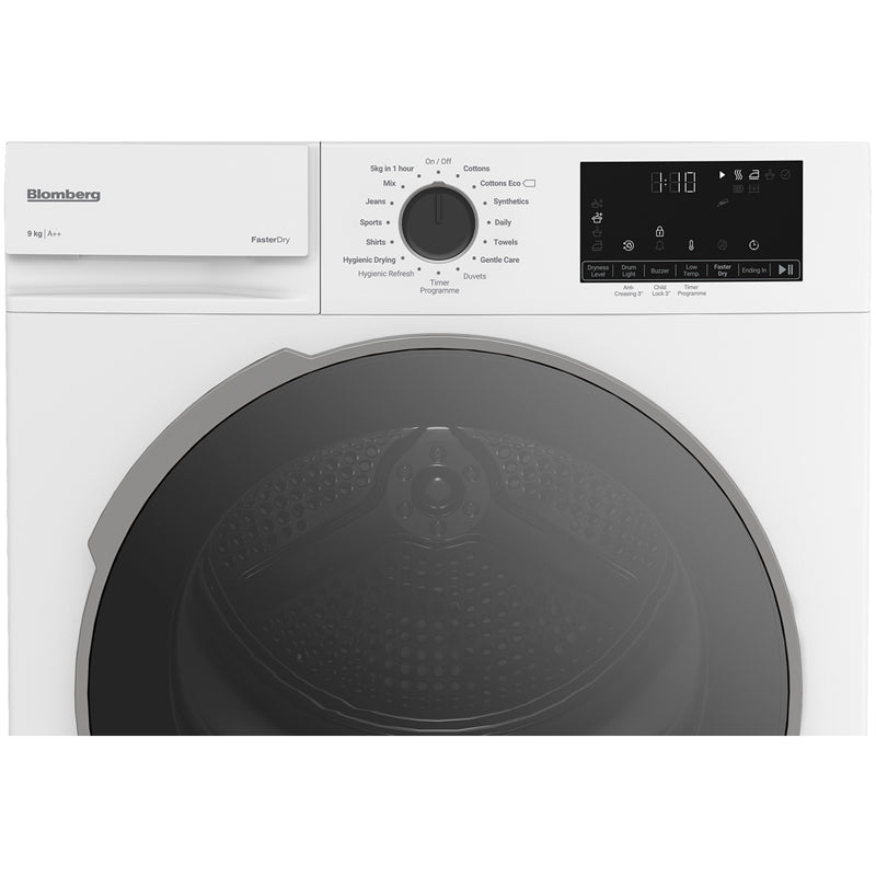 Blomberg LTAH39420W 9kg Heat Pump Tumble Dryer White - View 4