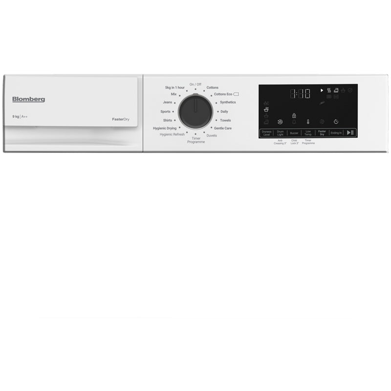 Blomberg LTAH39420W 9kg Heat Pump Tumble Dryer White - View 6