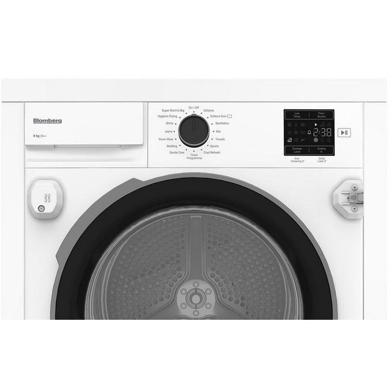 Blomberg LTDIP08310 8kg Integrated Condenser Tumble Dryer White - View 4