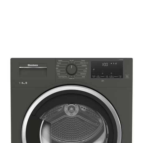 Blomberg LTK38030G 8kg Condenser Tumble Dryer Graphite - View 2